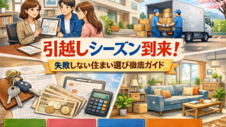 引越しシーズン到来